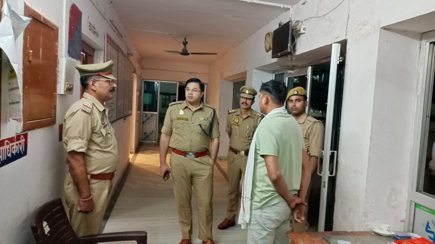 एसएसपी ने किया चिलुआताल थाने का औचक निरीक्षण--