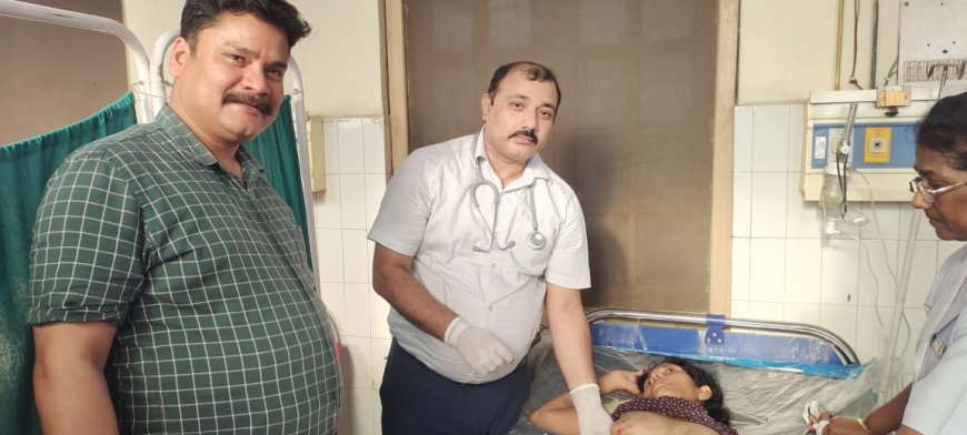 छाती में नली डालकर बचाया मरीज की जान--