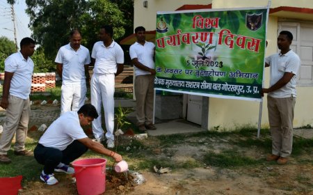 सशस्त्र सीमा बल ने  पर्यावरण दिवस पर निकाली साईकिल रैली, विभिन्न कार्यक्रम का भी आयोजन--