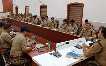 शराब,खनन,वन,पशु तस्करी व महिला अपराध तथा भूमाफियाओं पर होगी कड़ी कार्रवाई- एसएसपी