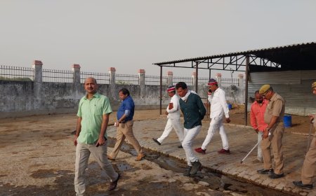 एडीएम ने किया कान्हा गौशाला का औचक निरीक्षण, बदहाल व्यवस्था से नाराज दिखे अफसर