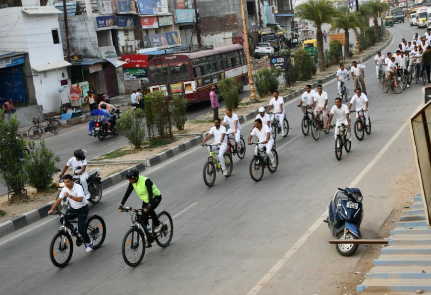 सशस्त्र सीमा बल ने  पर्यावरण दिवस पर निकाली साईकिल रैली, विभिन्न कार्यक्रम का भी आयोजन--