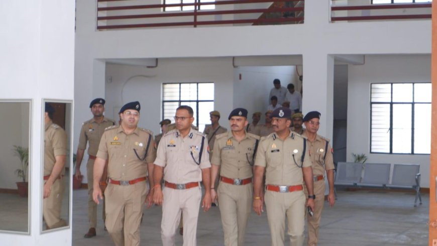 एडीजी जोन, आईजी रेंज, एसएसपी, एसपी सिटी ने किया गोरखनाथ व एम्स थाने का स्थलीय निरीक्षण--
