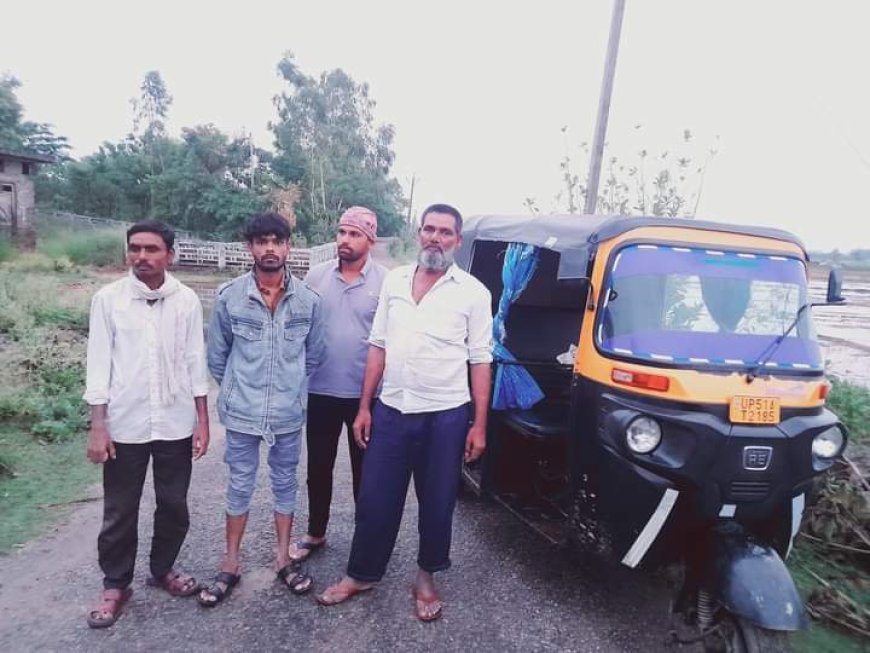 बोलेरो व आटो में मिला मांस, 6 गिरफ्तार--