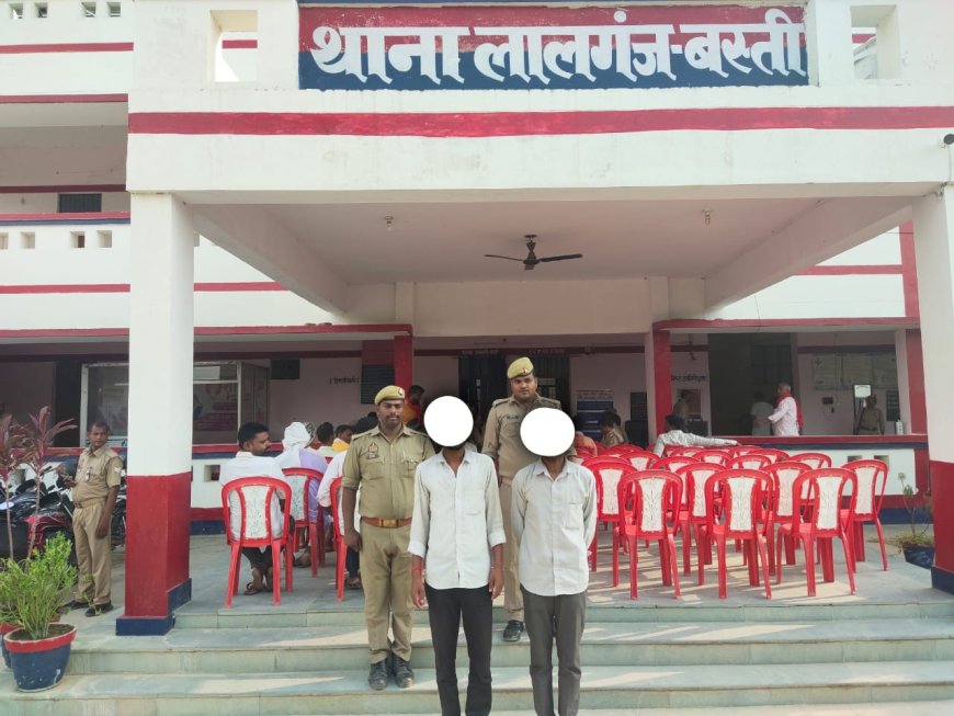 अपहरण की फर्जी सूचना देने पर पिता पुत्र गिरफ्तार--