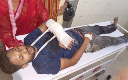 बाइक सवार बदमाशों ने सीएसपी संचालक मारी गोली,दो लाख की लूट---