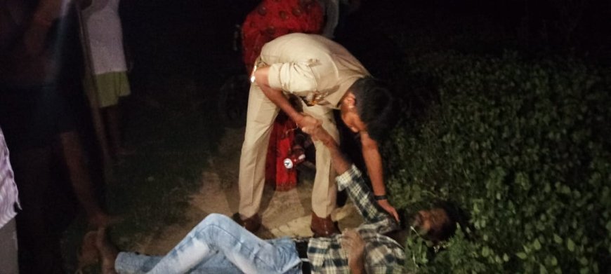 युवक के पेट पर चाकू से वार, हमलावर फरार---