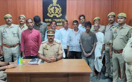 पुलिस के हत्थे चढ़े वारंटी व वांछित अभियुक्तों को भेजा न्यायालय--