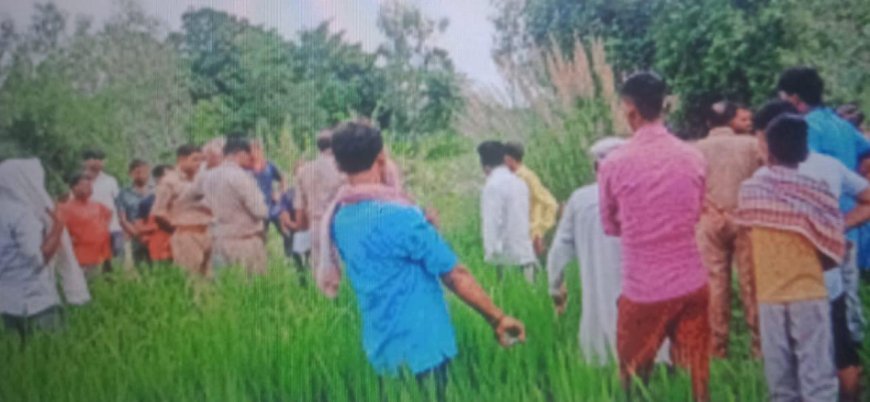 तालाब में मिला अधेड़ का शव--