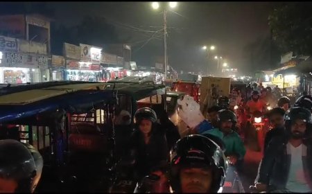 गोलघर,असुरन,पांडे हाता, उर्दू बाजार व साहबगंज में ट्रैफिक व्यवस्था राम भरोसे