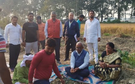 कोटा भवन निर्माण हेतु विधि विधान से हुआ भूमि पूजन