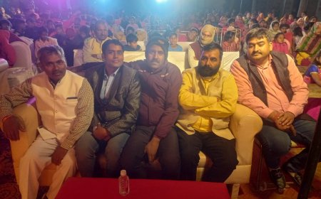 वार्षिकोत्सव में सांस्कृतिक कार्यक्रम कर छात्रों ने बांधा समां