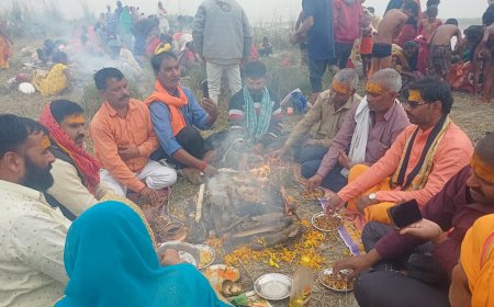 पर्यावरण संरक्षण को लेकर भव्य आरती का आयोजन