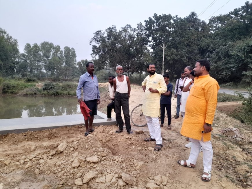 अध्यक्ष प्रतिनिधि ने जाना विकास कार्यों का हाल