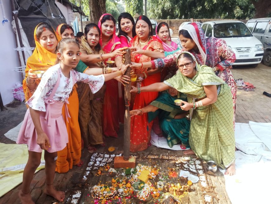 भैया दूज की पूजा कर बहनों ने भाइयों के लंबी उम्र के लिए की कामना