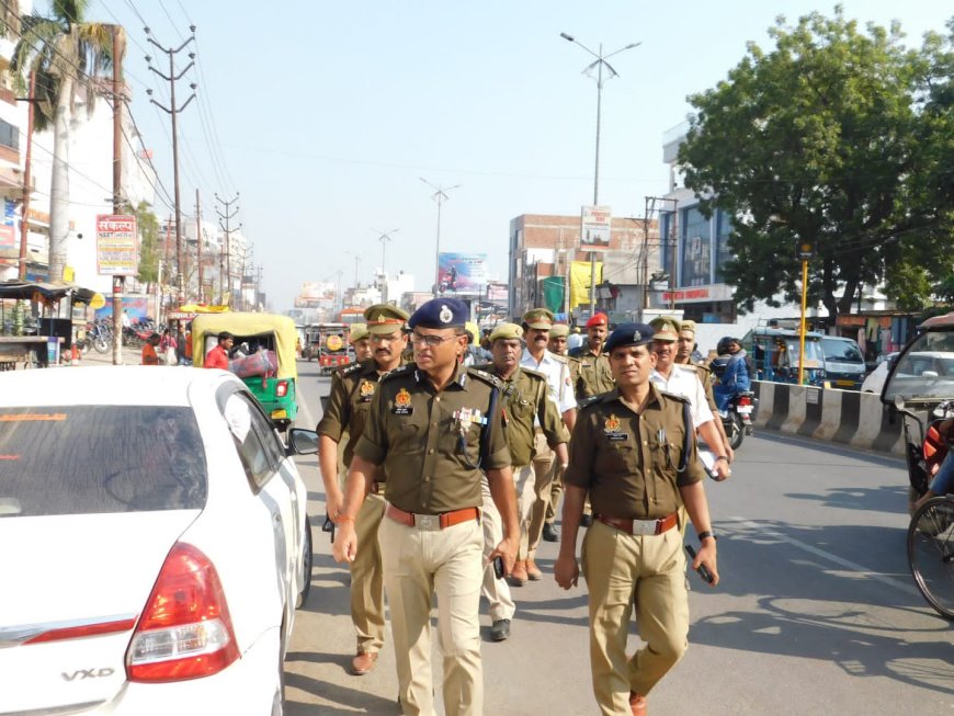 जाम से निपटने के लिए एडीजी ने संभाला मोर्चा