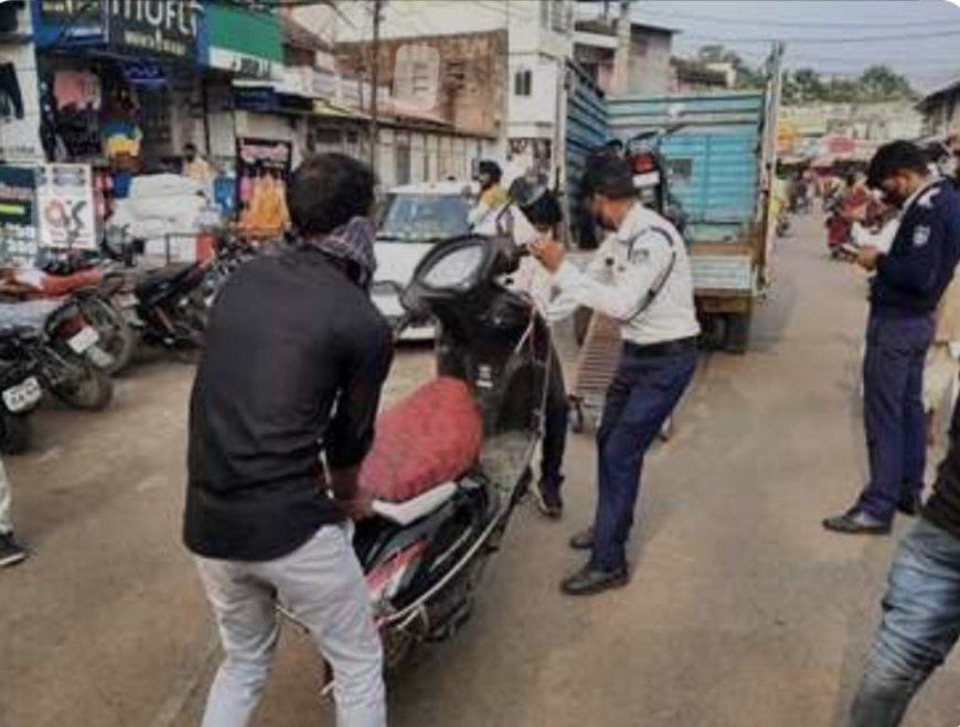 अवैध तरीके से गाड़ियों की पार्किंग करने वालों पर होगी कार्रवाई