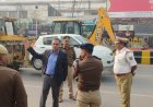 सड़क किनारे लगे ठेलों व दुकानों को हटवाकर व्यवस्थित कराने का निर्देश