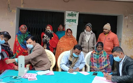 निःशुल्क स्वास्थ्य शिविर में जांची गई डेढ़ सौ मरीजों की सेहत