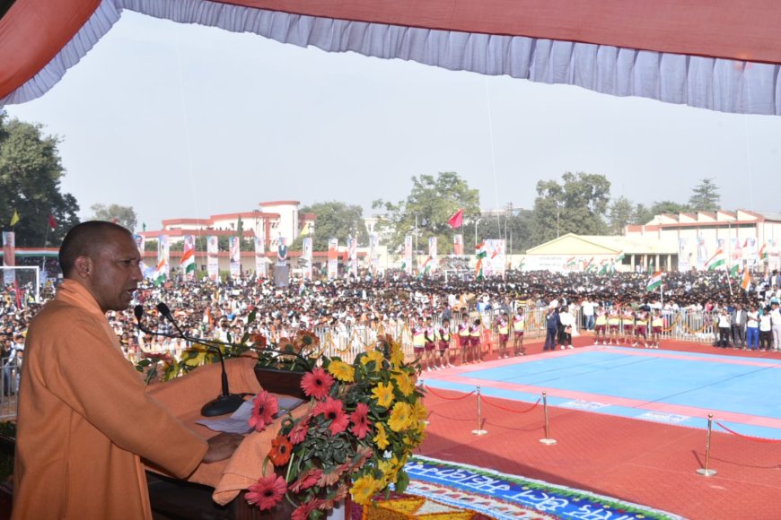 राष्ट्रीय अध्यक्ष जेपी नड्डा व सीएम योगी आदित्यनाथ ने किया सांसद खेल महाकुंभ का शुभारंभ