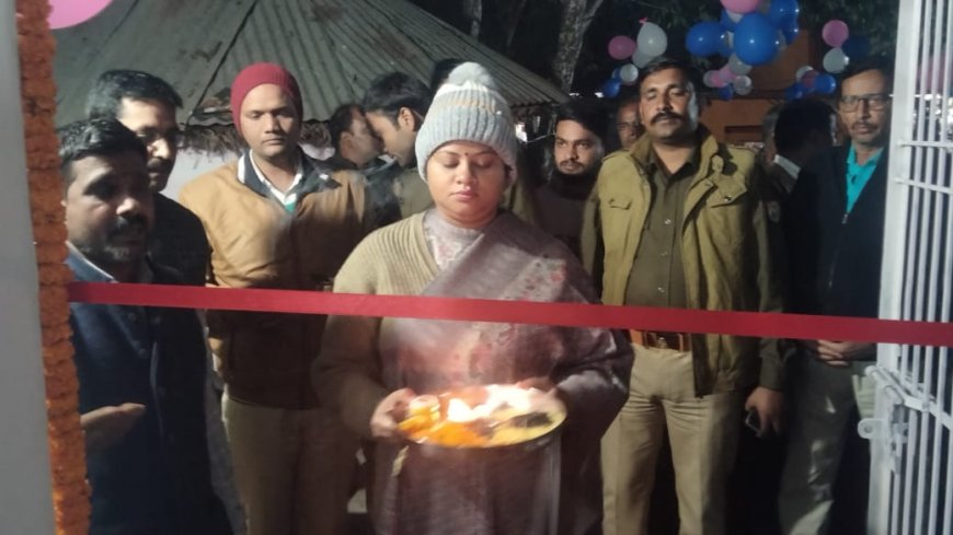 नवनिर्मित महसो पुलिस चौकी का सीओ ने किया उद्घाटन