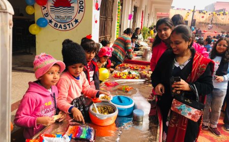 जीवीएम कान्वेंट में लगा बाल मेला,सांस्कृतिक कार्यक्रम देख झूमे लोग