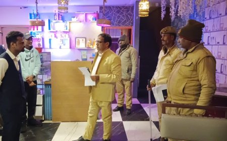 देर रात तक चला होटल,ढाबा व मैरिज लानों का औचक निरीक्षण