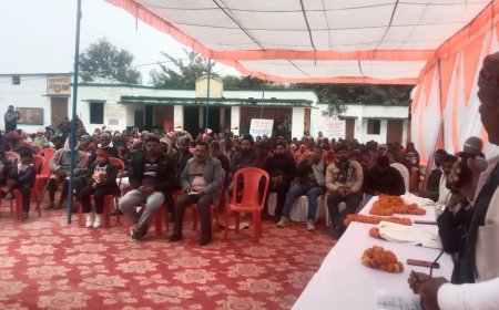 कड़सरी पहुंचा विकसित भारत संकल्प यात्रा रथ,गिनाई योजनाएं