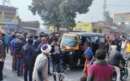 ट्रक के चपेट में आने से वृद्ध की मौत