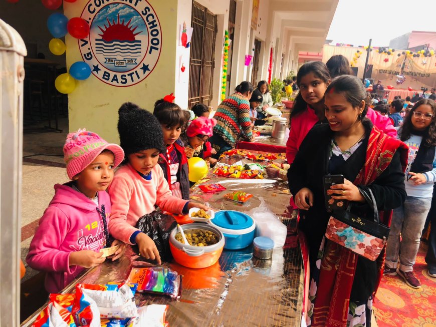 जीवीएम कान्वेंट में लगा बाल मेला,सांस्कृतिक कार्यक्रम देख झूमे लोग