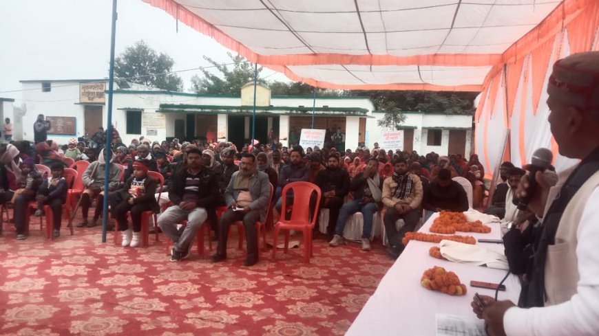 कड़सरी पहुंचा विकसित भारत संकल्प यात्रा रथ,गिनाई योजनाएं