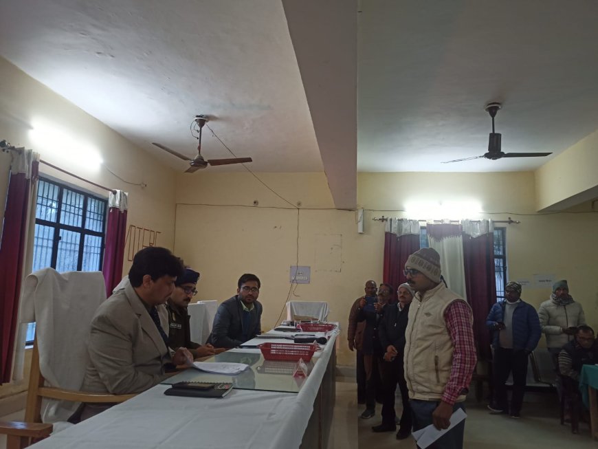 एसडीएम ने सुनी तहसील दिवस में आये फरियादियों की समस्याएं