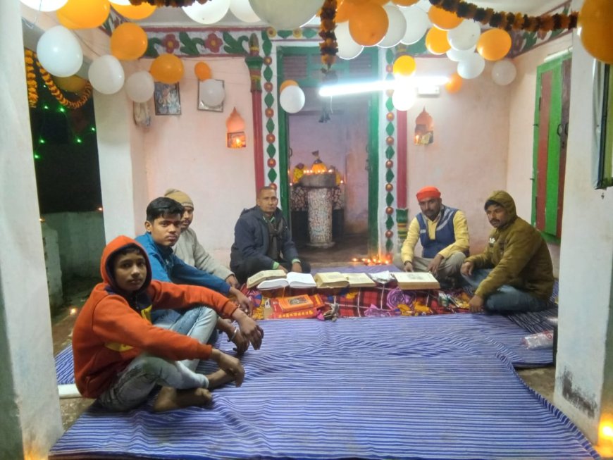 रामलला की प्राण प्रतिष्ठा पर दीपोत्सव,सुंदरकांड व भण्डारे का आयोजन
