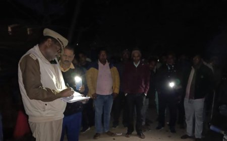 ट्रैक्टर ट्राली की चपेट में आने से बाइक चालक की मौत