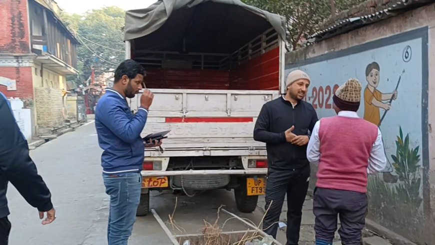 सुबह साइकिल से निकले नगर आयुक्त ने जाना माया बाजार वार्ड का हाल