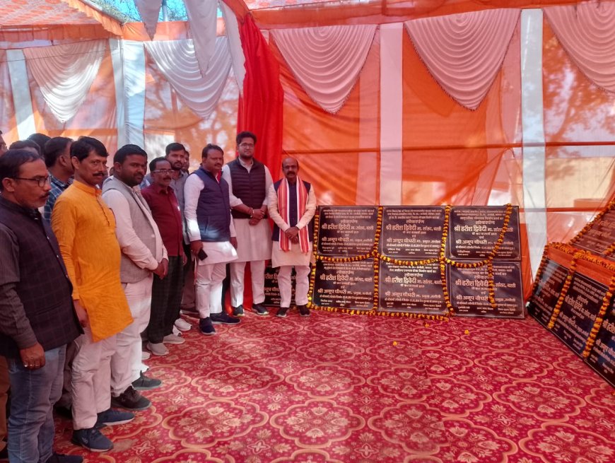 सांसद निधि से बने शुद्ध पेयजल सहित विभिन्न परियोजनाओं का सांसद ने किया लोकर्पण