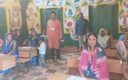 नव भारत साक्षरता परीक्षा में शामिल हुईं 150 महिला परीक्षार्थी