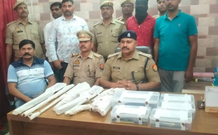 अवैध हथियार बनाने वाली फैक्ट्री का भंडाफोड़