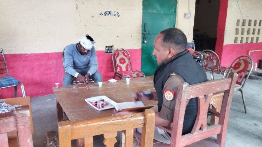 दूसरे के स्थान पर परीक्षा दे रहा युवक पुलिस के हिरासत में