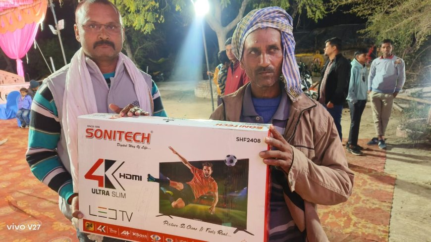 आर्थिक सहायता अभियान का प्रधान प्रतिनिधि ने किया शुभारंभ