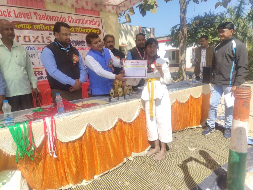 ताइक्वांडो प्रतियोगिता में बालिकाओं का दबदबा