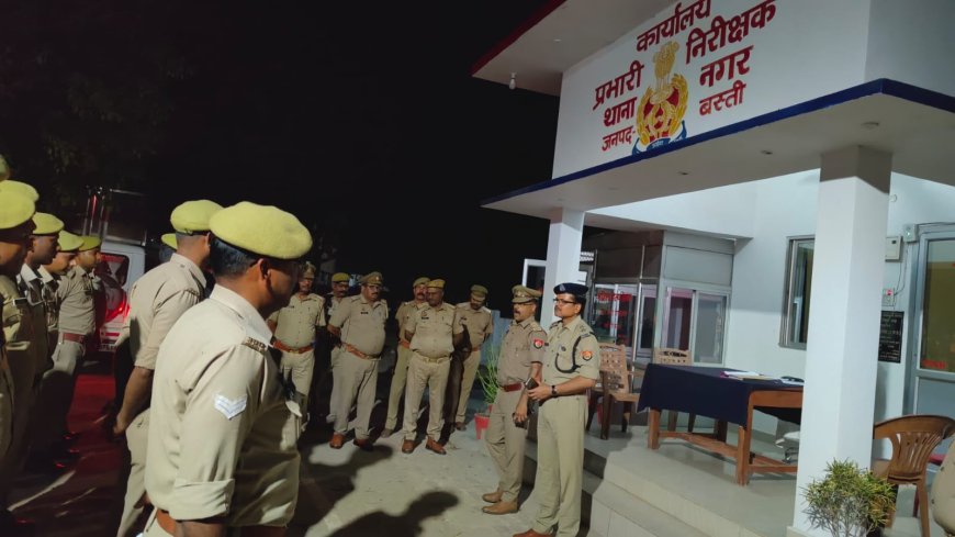 एएसपी ने कप्तानगंज व नगर थाने का किया औचक निरीक्षण