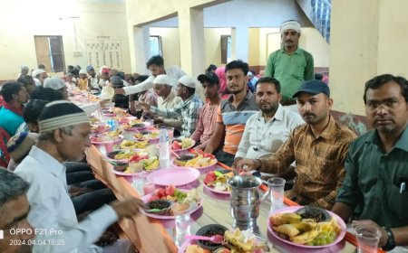 गांधीनगर वार्ड में हुआ रोजा इफ्तार पार्टी का आयोजन