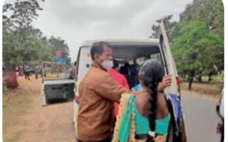 पति के साथ कपड़ा खरीदने जा रही महिला चोटिल