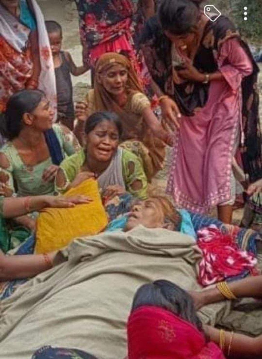 मतदान करने गई वृद्धा की मौत