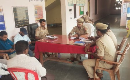 थाना समाधान दिवस में थाना प्रभारी ने सुनी समस्याएं