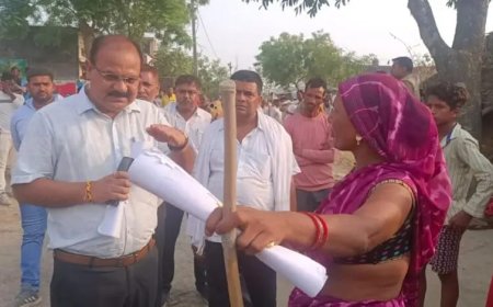 अवैध कब्जा हटाने गई टीम बैरंग लौटी,ग्रामीणों में आक्रोश
