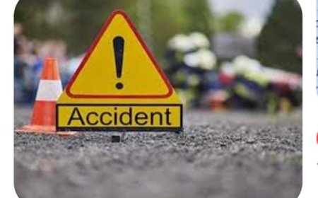 मार्ग दुर्घटना में युवक घायल,जिला अस्पताल रेफर