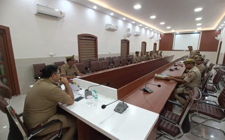 एसएसपी ने की विवेचकों के साथ बैठक