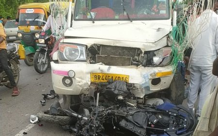 सड़क हादसे में युवक की दर्दनाक मौत